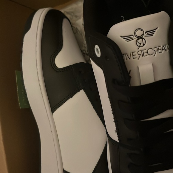 Black and white creative recreation sneakers size 8.5 in mens brand new in box - Picture 6 of 8